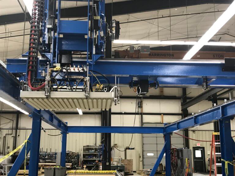 Conveying and Palletizing three axis