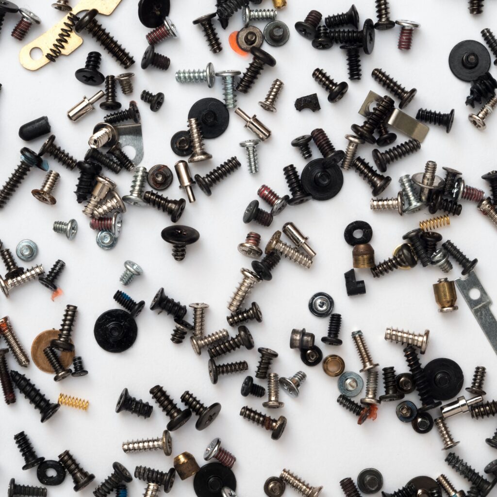 all types of fasteners